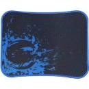 Q6LTBLUE-MP004 Geeko Q-6 Silk Black and Light Blue Gliding Mouse Pad - 23 x 30 cm