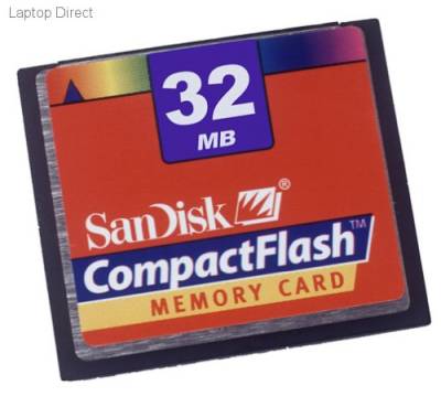 1021208 SanDisk 32 MB Compact Flash Card