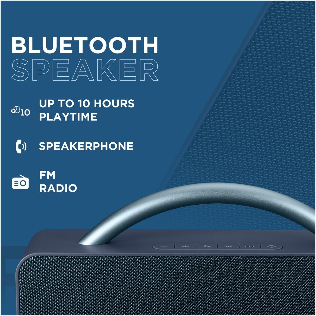 VKX-3003-BL Volkano x VXS200 Portable Bluetooth Speaker - Blue