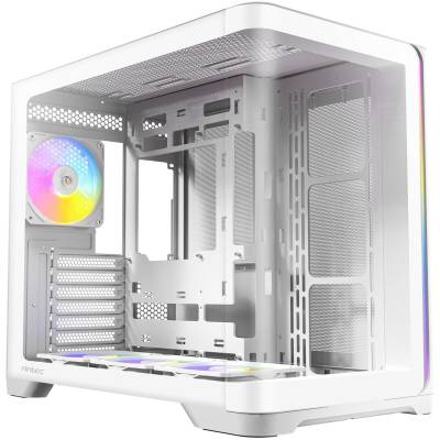 C5 CURVED W Antec C5 Curved ARGB ATX ARGB Dual Chamber Mid-Tower Gaming Chassis - White