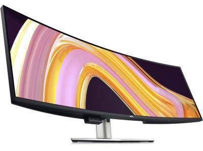 MNDE210-BGTX Dell UltraSharp 49" 5K Dual QHD 5120x1440 Curved USB-C Hub Monitor, HDMI, DP, USB-C