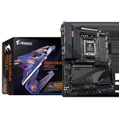 MB-GB650AP+W Gigabyte B650 Aorus Pro AX AMD B650 Chipset AMD Ryzen AM5 Socket ATX Motherboard with WiFi