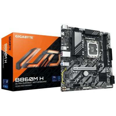MB-GB860MH Gigabyte B860M H B860 Express Chipset Core Ultra LGA 1851 Micro ATX Motherboard