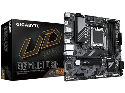 GA-B650M-D3HP Gigabyte D3HP AMD Ryzen 7000 / 8000 / 9000 Series Socket AM5 mATX Motherboard