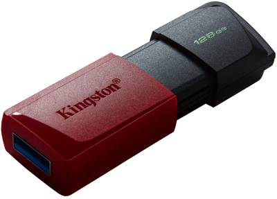 FD-K128GXM Kingston eXodia-M 128GB Type-A USB 3.0 Gen1 Flash Drive Black + Red