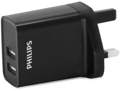 DLP2610/05 Philips DLP 2610 Dual USB wall charger - UK Type