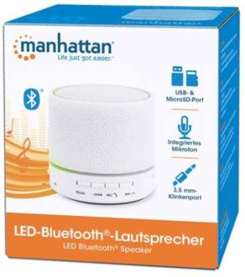 165303 Manhattan LED Bluetooth Speaker