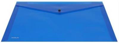 6009697791295 Marlin A4 Blue Carry Folder with Stud (Pack of 5)