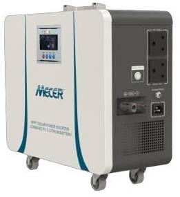 SOL-I-BB-M1L Mecer 1kW 25.6V 50Ah Lithium Battery 820W MPPT Pure Sine Wave Inverter