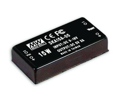 MW-12DC5DC-15 Mean Well 15W Single Output DC-DC Converter