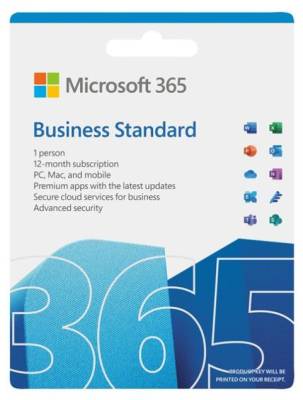 KLQ-00216 Microsoft 365 Business Standard ESD - Medialess - DSP