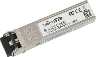 S-85DLC05D MikroTik SFP transceiver module 1.25G Dual LC UPC 850nm
