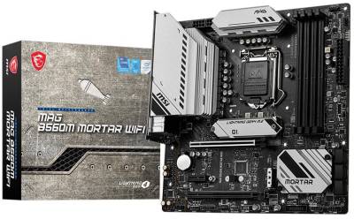 B560M MORTAR WIFI MSI MAG B560m Mortar WiFi Intel 11th gen LGA 1200 mATX Motherboard