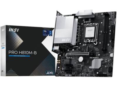 PROH810M-B MSI H810M-B Pro DDR5 Intel Core Ultra Socket LGA 1851 mATX Motherboard