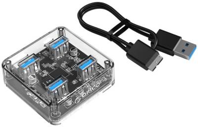 MH4U-U3-10-CR-B Orico MH4U-U3 4x USB 3.0 Hub with 100cm cable