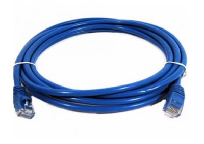 CAT6-FLY-1-BLUE Acconet CAT6 UTP Flylead, 1 Meter, Straight, Stranded Cable, Moulded Boots and Plugs, Blue