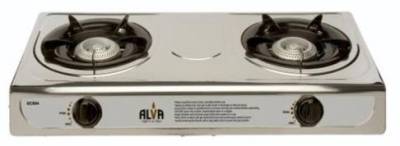 GCS04 Alva Stainless Steel Two Plate Gas Stove