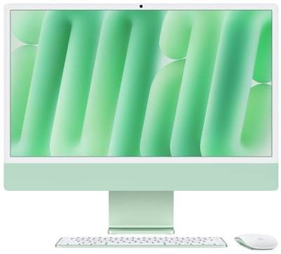 MWV03SO/A Apple 24" 4.5K iMac M4-chip with 10-core CPU & 10-core GPU with 16GB RAM & 512GB SSD - Green
