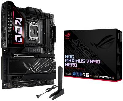 ROGMAXIMUSZ890HERO Asus ROG Maximus Z890 Hero Intel Core Ultra Socket LGA 1851 ATX Motherboard