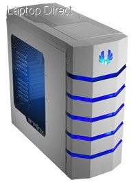 CH-BCWW-L Bitfenix Colossus PC Chassis with Windowed side panel, White with blue led
