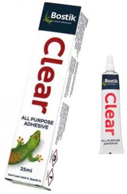 6001364002611 Bostik Clear All Purpose Adhesive Glue - No Warranty