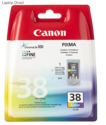 CCL38C Canon 38 Colour Ink Cartridge (CL-38)