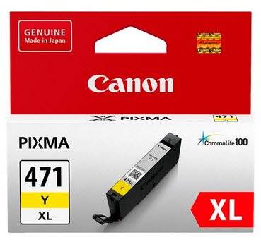 0349C001AA Canon CLI-471XL Yellow Single Ink Cartridge