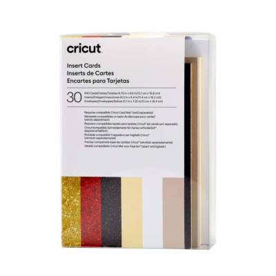 CC 2009470 Cricut Glitz & Glam Insert Cards R40 (12;1 Cm X 16;8 Cm) 30-Pack