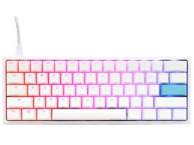 DKON2061ST-PUSPDWWT2 Ducky One 3 Pro 60% White Keyboard with Cherry Silver Mechanical Switches