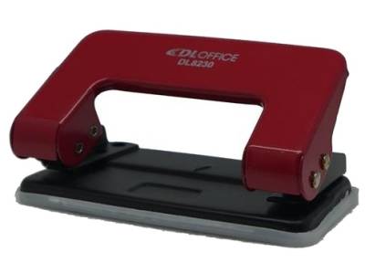 BWDL8230RD DLOffice Student Metal 2 Hole Punch - Red