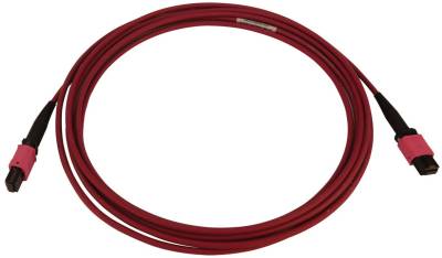 N845B-03M-12-MG Eaton Tripp Lite series 3 m Magenta 100G Multimode 50/125 OM4 Fiber Optic Cable (12F MTP/MPO-PC F/F)
