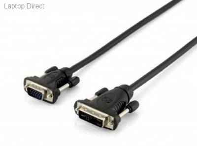 118943 EQUIP cable, DVI-A (Analogue) to VGA adapter 2m black