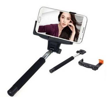 215067194-PINK Geeko Z07-5 Monopod Selfie Stick for Mobile Phone - Pink