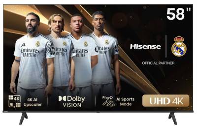 HISENSE LEDN58A6N Hisense 58A6N 58" UHD 4K Smart TV *TV license*