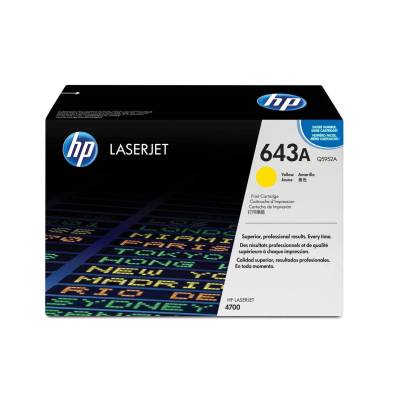 HQ5952A HP Q5952A 643A Yellow LaserJet Toner Cartridge