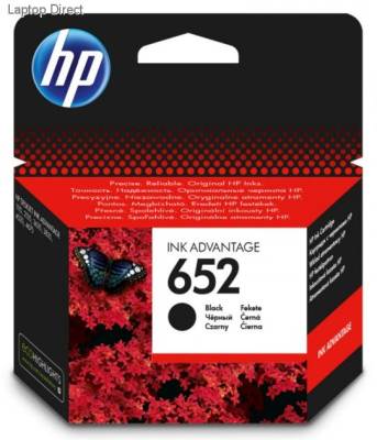CT-H652B HP f6v25ae no.652 Black Ink