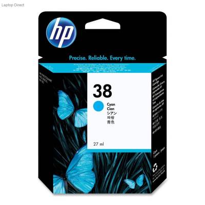 CT-H38C HP c9415a ( no.38 ) Cyan pigment ink
