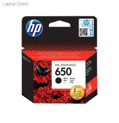 HCZ101AK HP #650 BLACK INK CARTRIDGE