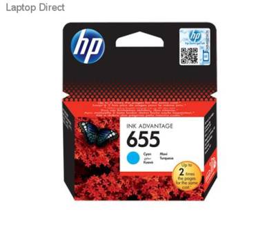 CNHPCZ110AE HP 655 Cyan Original Ink Advantage Cartridge