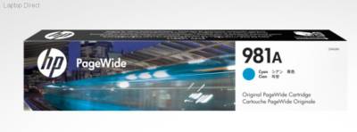 J3M68A HP 981A Cyan PageWide Ink Cartridge