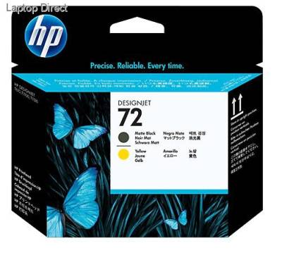 HC9384A HP 72 Matte  Black & Yellow Printhead
