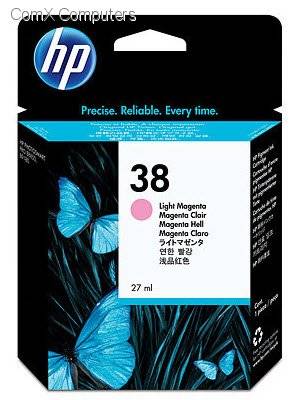 CT-H38LM HP 38 Light Magenta Pigment Ink Cartridge