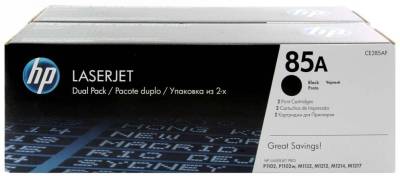 CE285AD HP CE285E 85A Black Laser Toner cartridge - Dual Pack
