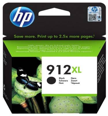 CNHP3YL84AE HP #912XL High Yield Black Original Ink Cartridge