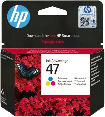 H6ZD61AE HP 47 Tri-color original Ink cartridge