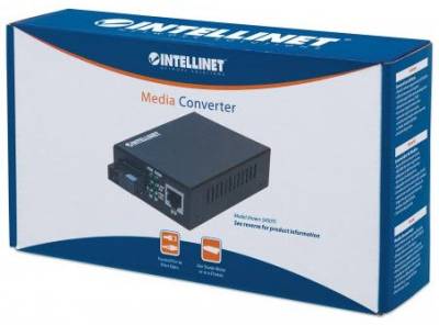 510530 Intellinet Fast Ethernet WDM Bi-Directional Single Mode Media Converter