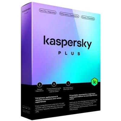 KL104295EFSPAPDVDNCD Kaspersky Plus Internet Security 1 year License - 5 Devices