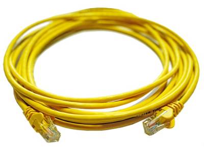 FLY-5Y Linkbasic 5 Meter UTP Cat5e Patch Cable Yellow