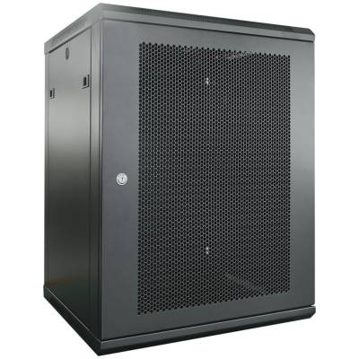 RCK-SH-WS3-9UWB-M LinkQnet 9U single section 600 x 450mm wallbox with Mesh front door - flat packed