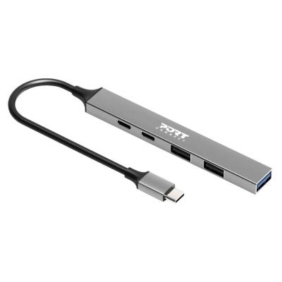 900163 Port USB Type-C Hub 4 x USB + 1 x Charging Port